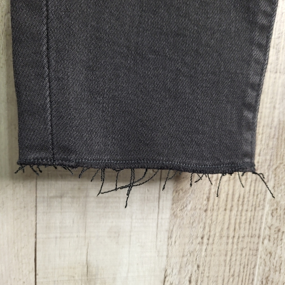 Denver Hayes High Rise Skinny Crop Jeans. Black Size 10 - Picture 5 of 13